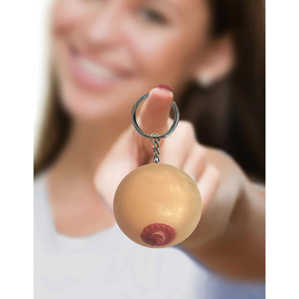 Squish Boob Keychain