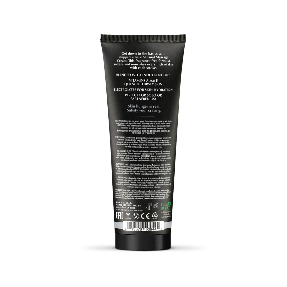Stripped + Bare Massage Cream