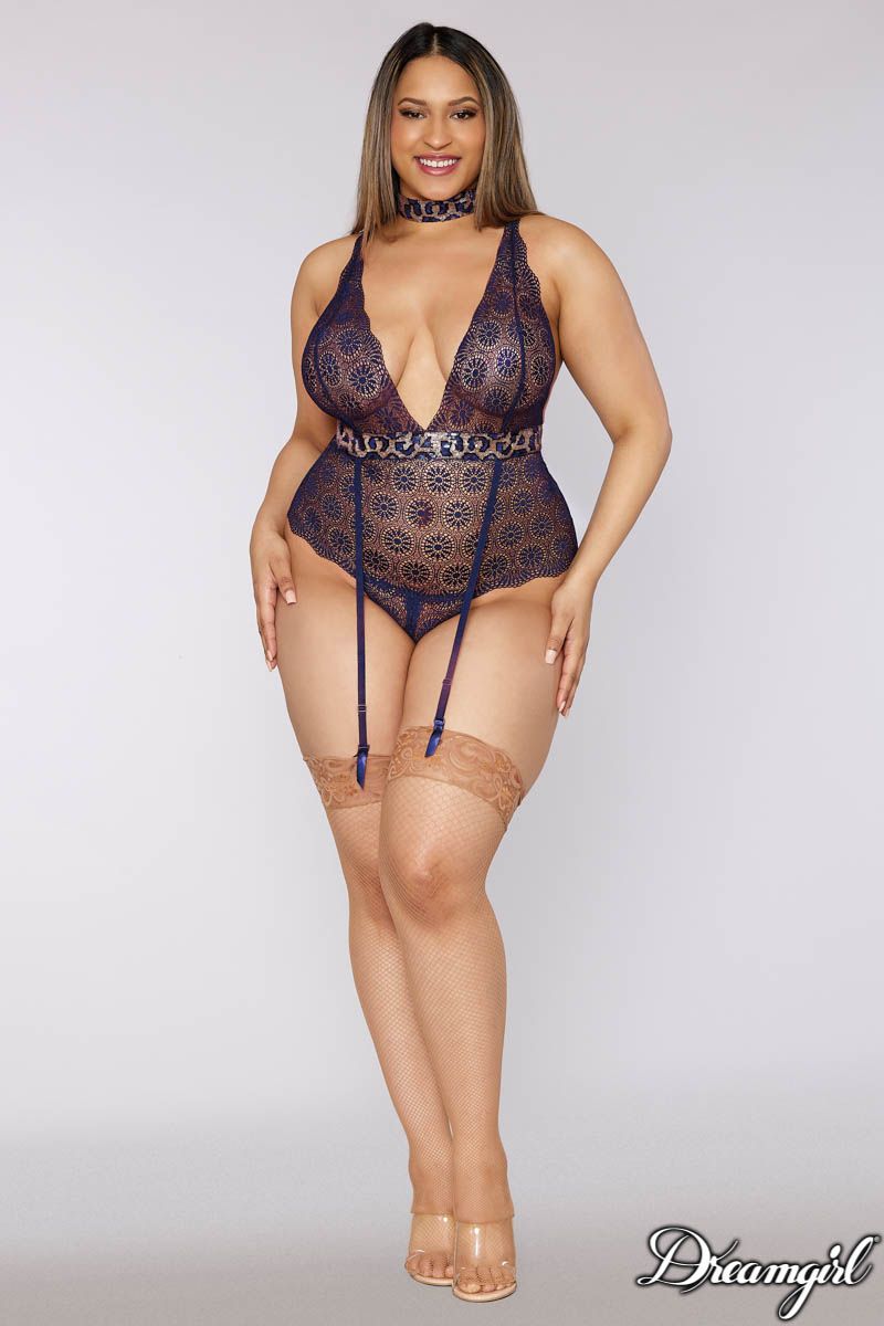 Sequin Garter Teddy