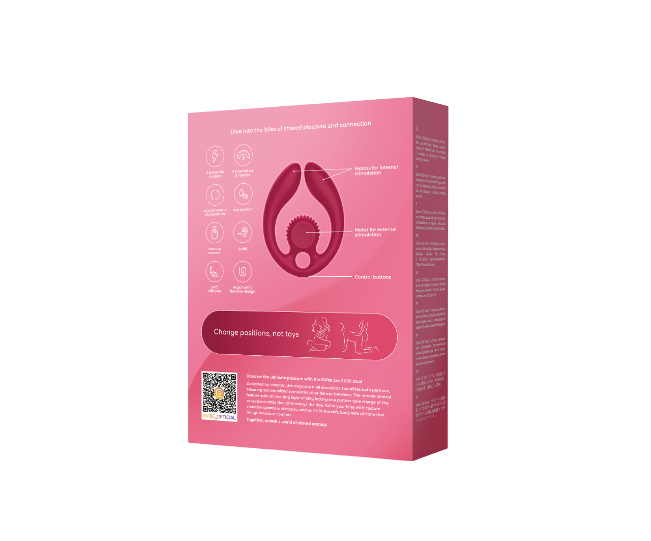 SVibe Snail GIZI Duo Couples Stimulator