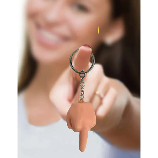 Middle Finger Keychain