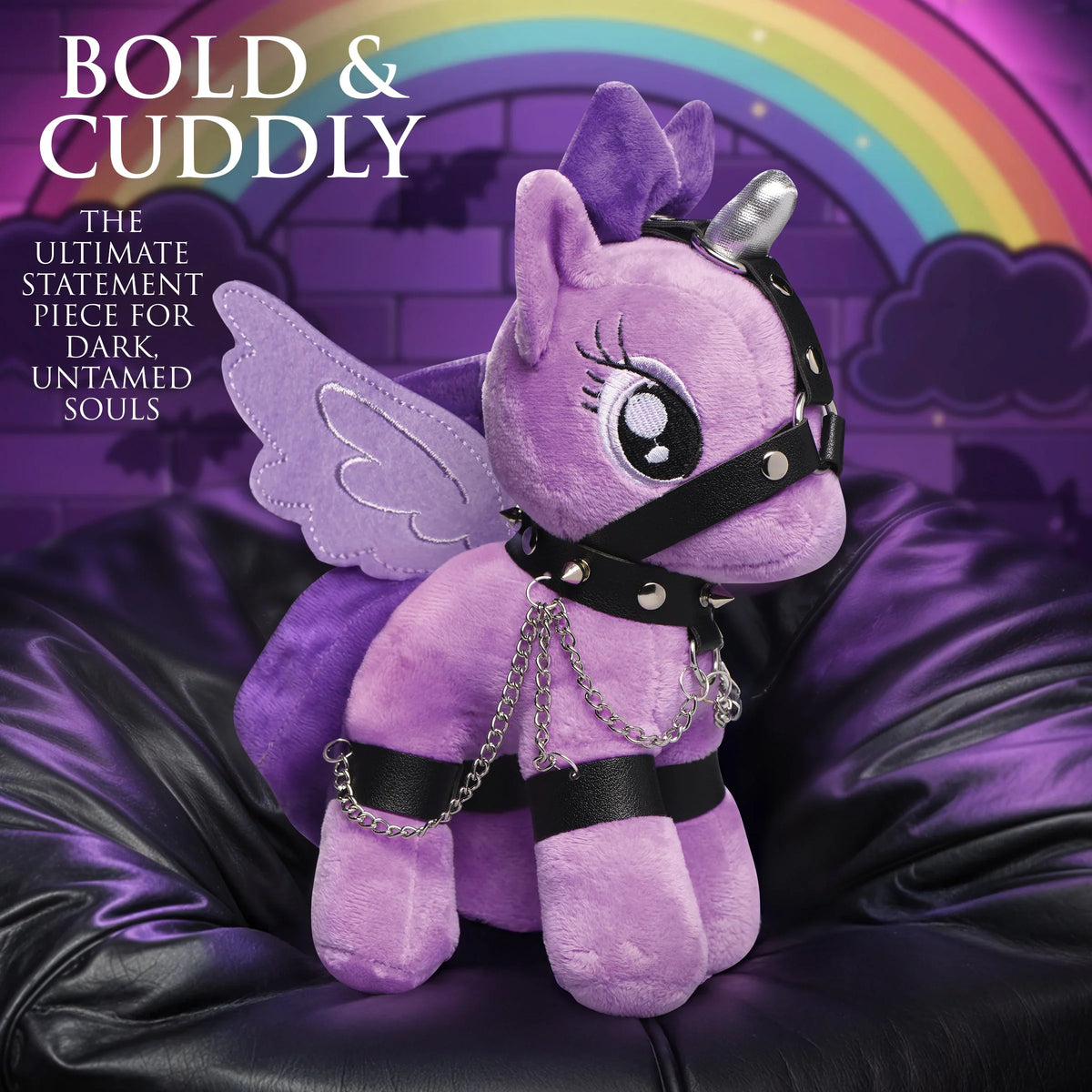 Raven Plum Bondage Pony