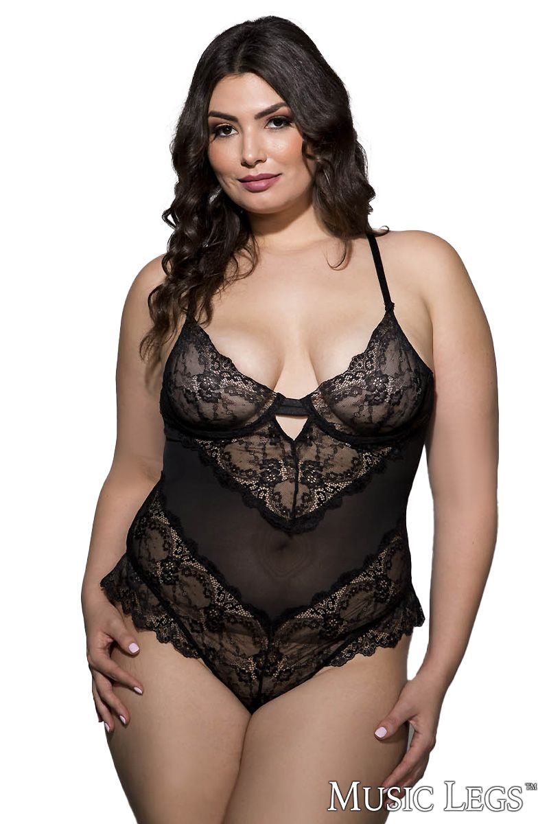 Mesh Underwired Teddy