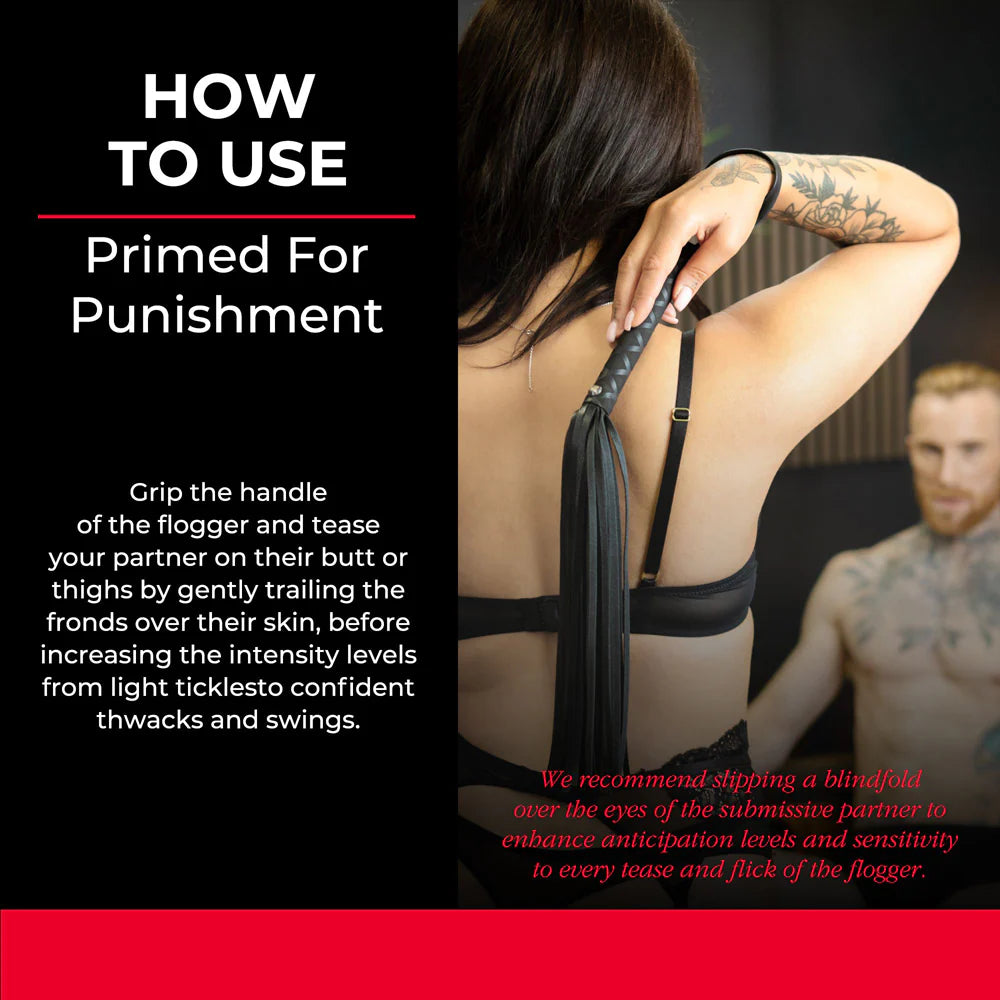 SEI MIO Primed for Punishment Faux Flogger