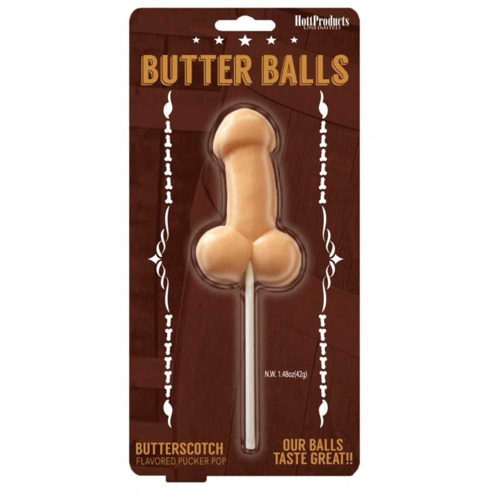 Butter Balls Butterscotch Pecker Pop