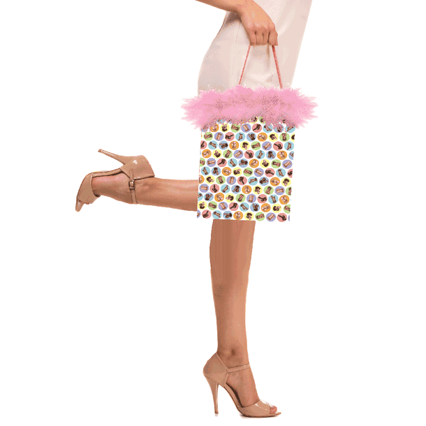 Peen Gift Bag with Feathers