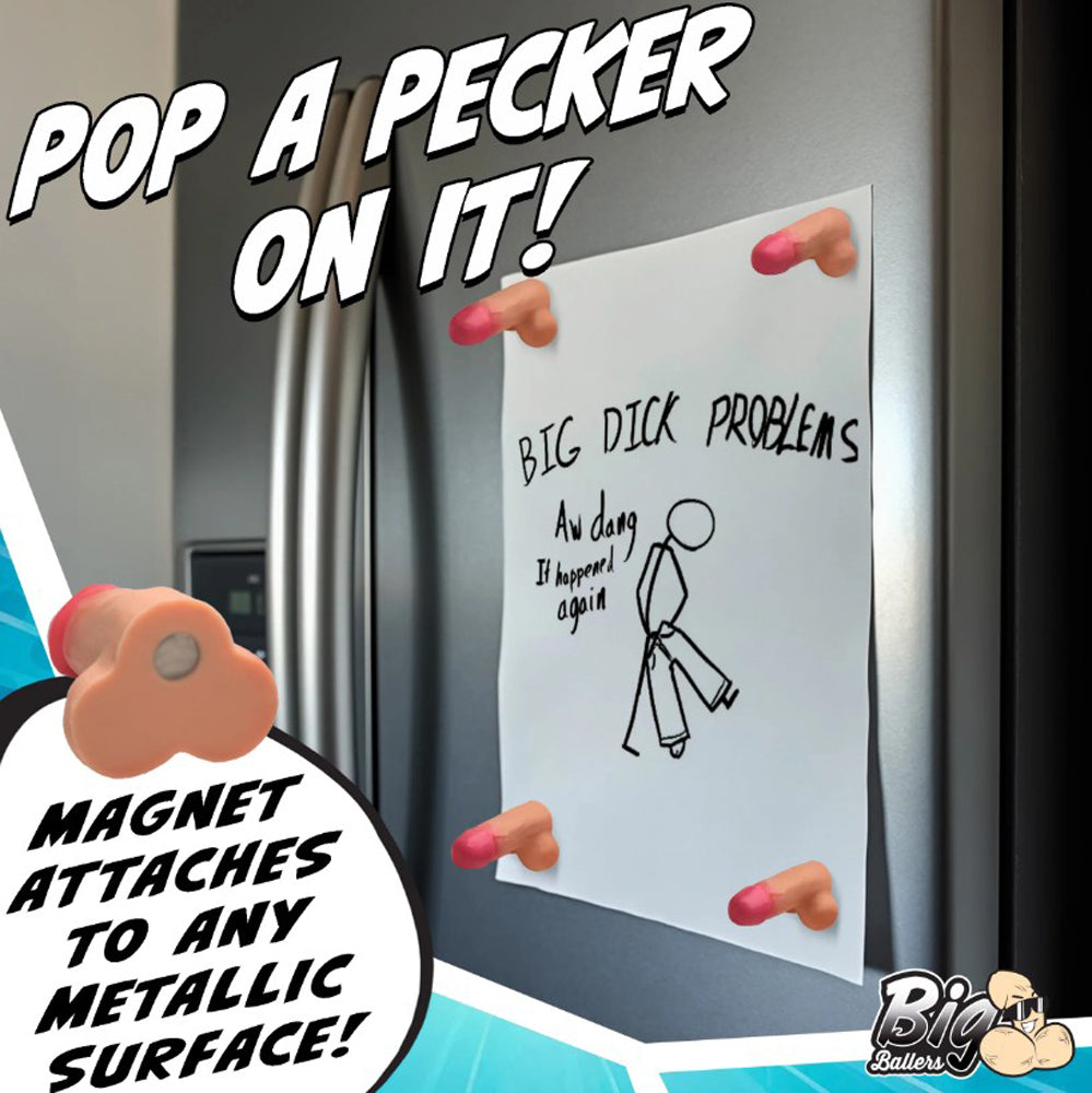Magnetic Snap-On Peckers - 4 pk