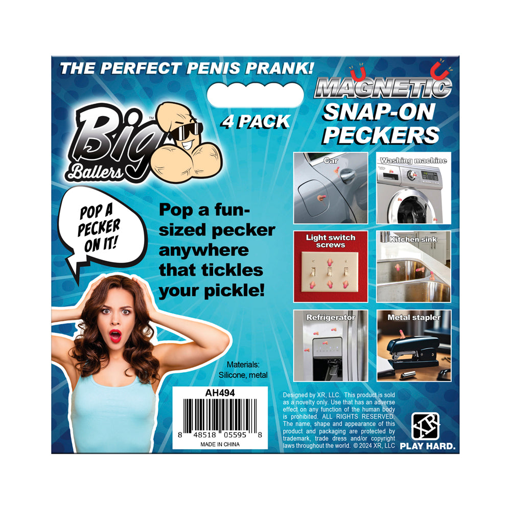 Magnetic Snap-On Peckers - 4 pk