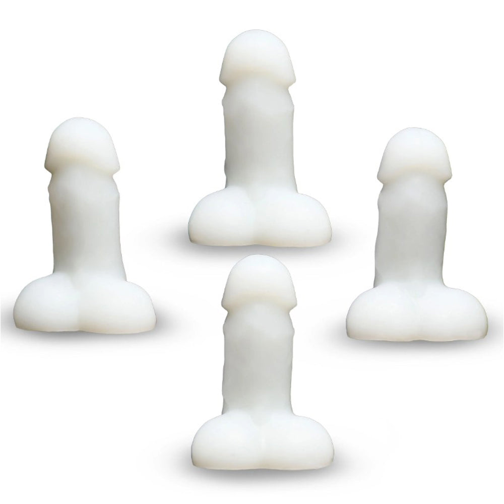 Glow-in-the-Dark Snap-On Peckers - 4 pk