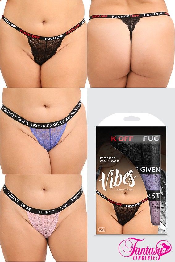 "Fuck" Panty Pack