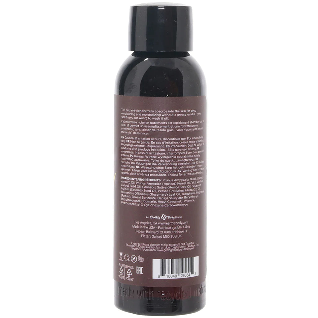 Hemp Seed Massage Oil - 2 oz