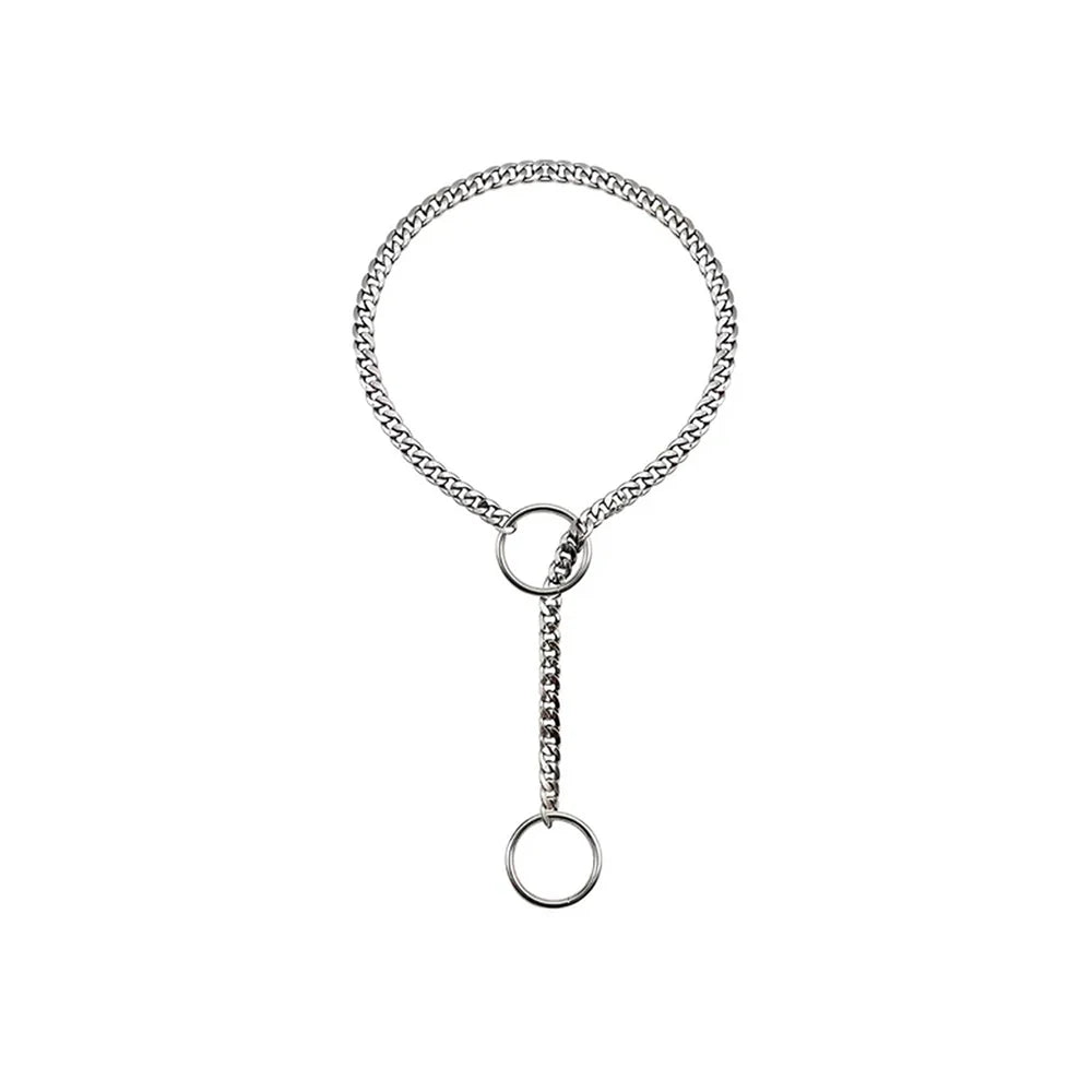 O-Ring Slip Choker Chain (Silver)