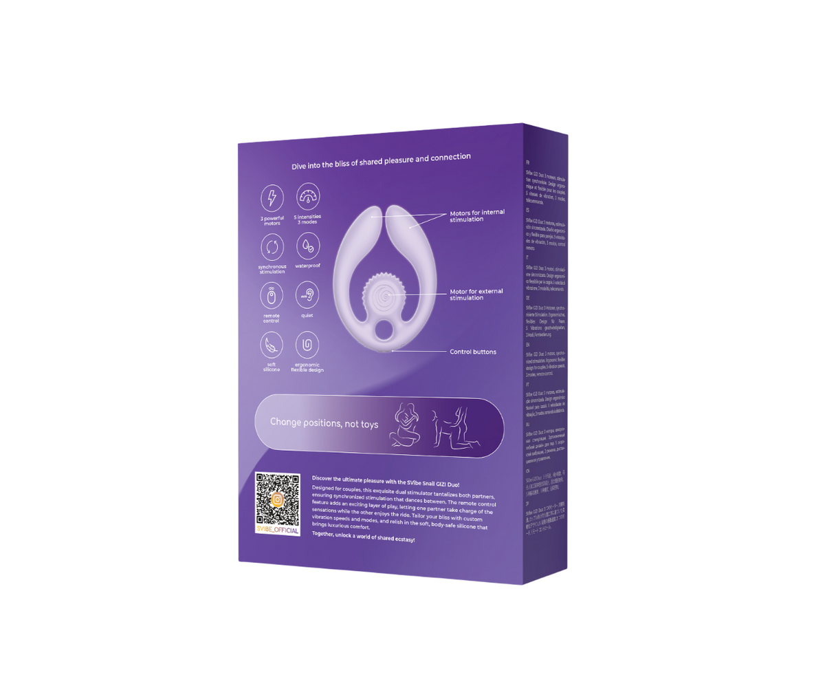 SVibe Snail GIZI Duo Couples Stimulator
