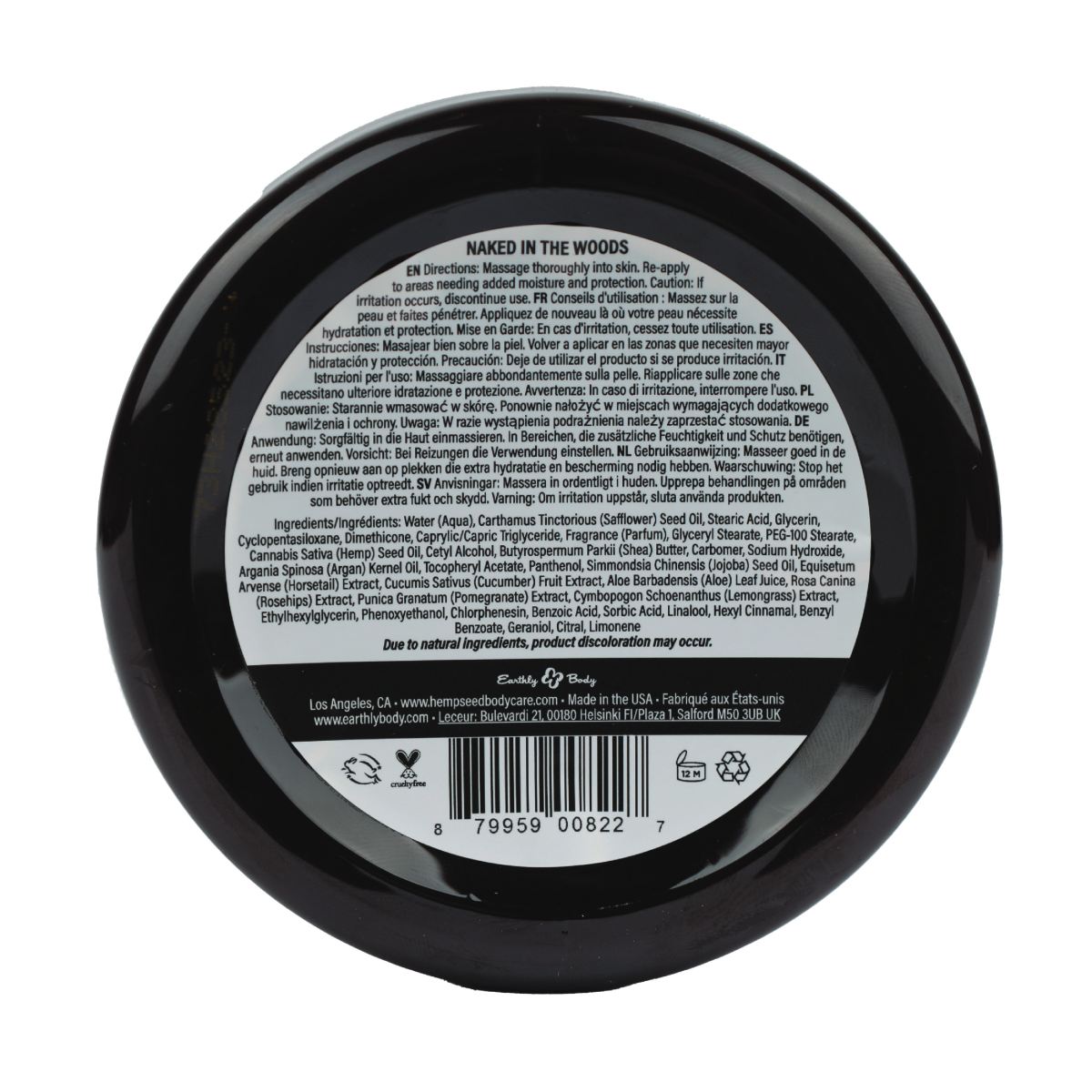 Hemp Seed Skin Butter - Naked in the Woods