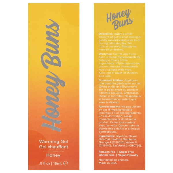 Honey Buns Warming Arousal Gel Honey