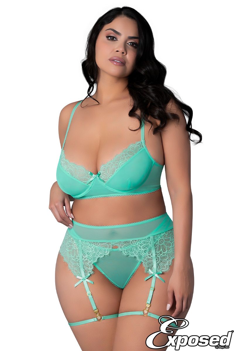 Caribbean Crush Demi Bra & Thong