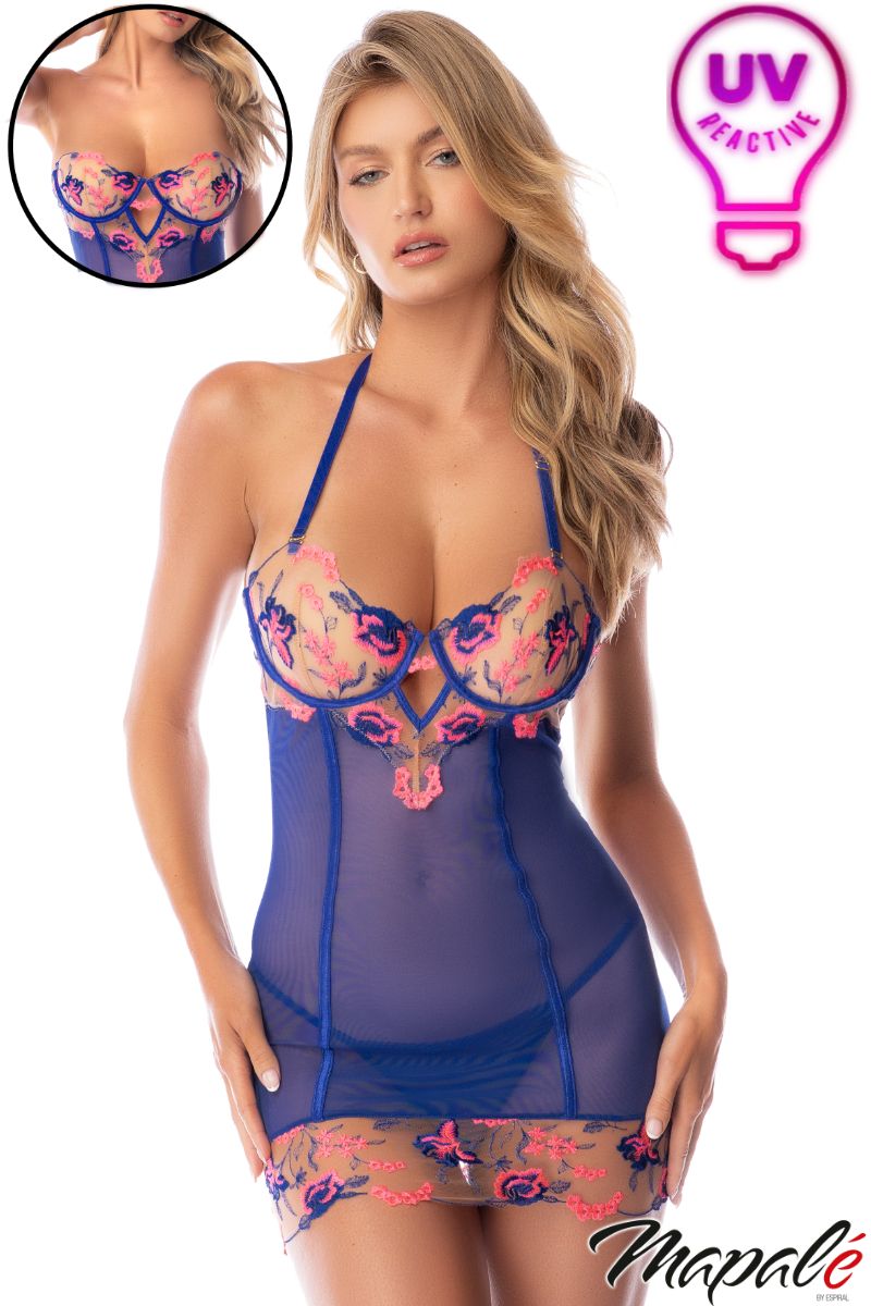 UV Lace-up Chemise