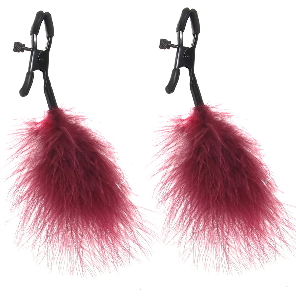 Enchanted Feathered Nipple Clamps