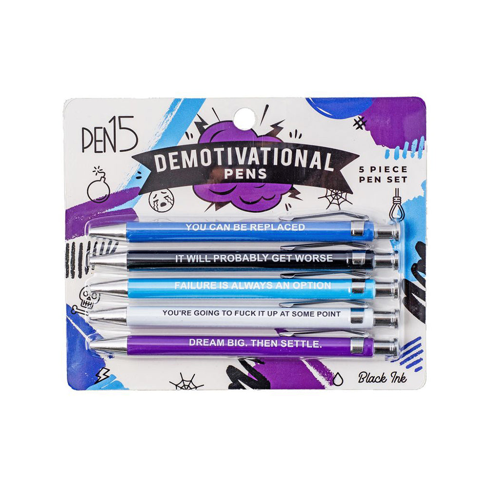 Demotivational Pens - 5 Pack