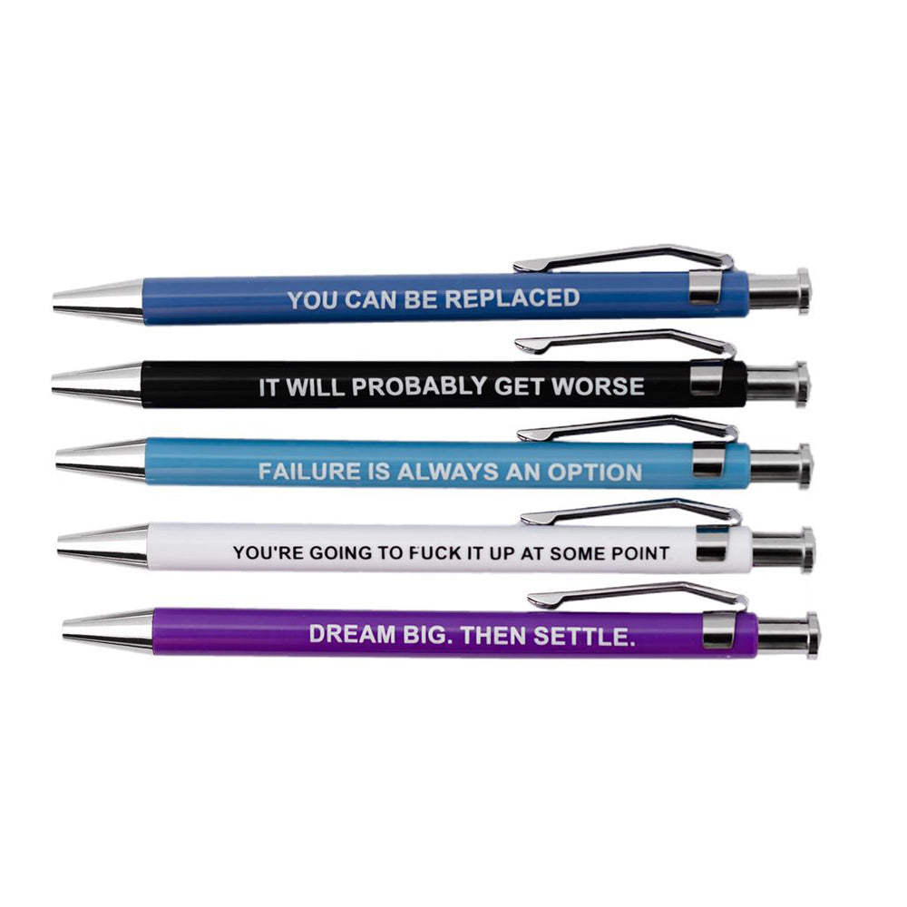 Demotivational Pens - 5 Pack