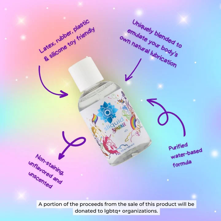 Sparkle Pride Sliquid Lubricant 4.2 oz